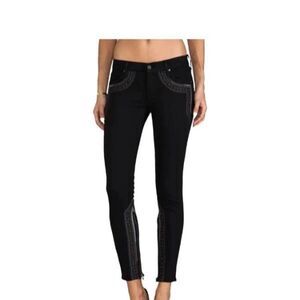 MOTHER The Black Sheep and the Princess The Looker Inside Zip Ankle Jeans sz 25